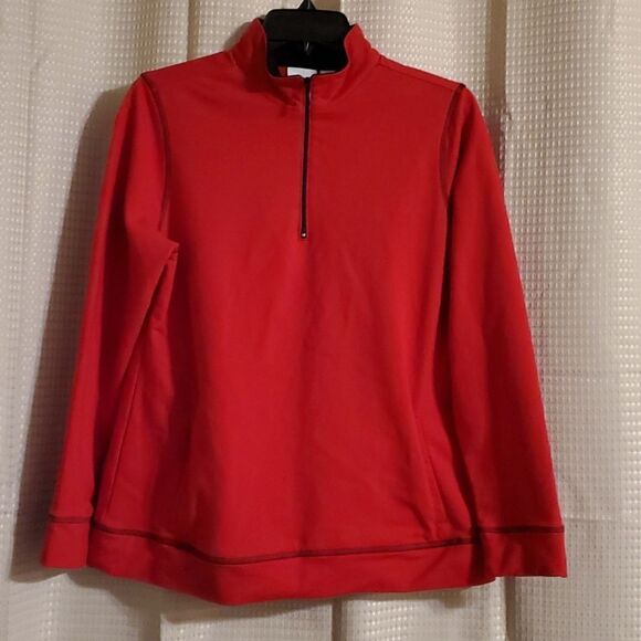 WEEKEND BY CHICO'S Pullover active shirt 1 red - Picture 1 of 7